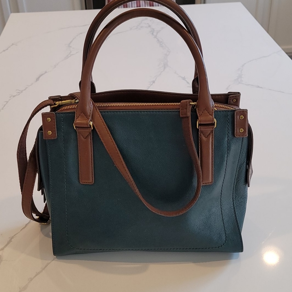 Blue/Green Fossil bag